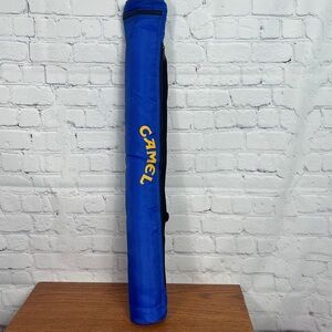 Joe Camel Blue Padded Soft Pool Cue Case 6 Pack Holder w/adj.  strap & Insulated